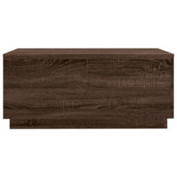 Berkfield Coffee Table With Led Lights Brown Oak 90X50X40 Cm - thumbnail 7