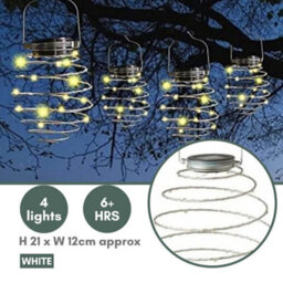 Marco Paul 4X Solar Hanging Spiral Led Lights - thumbnail 3