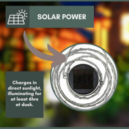 Marco Paul 4X Solar Hanging Spiral Led Lights - thumbnail 5