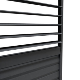 MonsterShop Metal Pergola 3M X 4M Anthracite Grey & 2 Shutter Side Panels - thumbnail 7