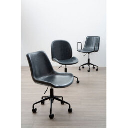 Orsina Ergonomic Grey Home Office Chair, Comfortable Design Work From Home Chair, Movable Chair For Bedroom - thumbnail 6