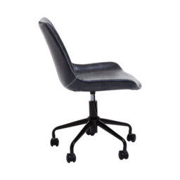 Orsina Ergonomic Grey Home Office Chair, Comfortable Design Work From Home Chair, Movable Chair For Bedroom - thumbnail 3