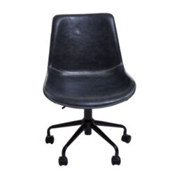 Orsina Ergonomic Grey Home Office Chair, Comfortable Design Work From Home Chair, Movable Chair For Bedroom - thumbnail 2