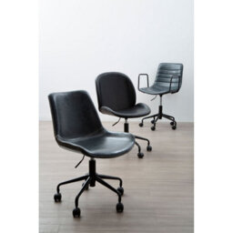 Orsina Ergonomic Grey Home Office Chair, Comfortable Design Work From Home Chair, Movable Chair For Bedroom - thumbnail 5
