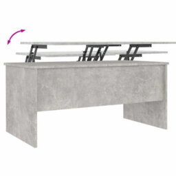 Berkfield Modern Coffee Table Concrete Grey 102X50.5X46.5 Cm Engineered Wood - thumbnail 8