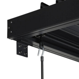 Sweeek - Lean To Pergola With Louvered Roof Aluminium 4 X 3M Palace Black - thumbnail 6