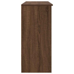 Berkfield Sideboard With Drawer Brown Oak 101X35X76 Cm Engineered Wood - thumbnail 7