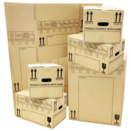 Storm Trading Group 10 X Giant Cardboard Storage Packing Moving House Boxes With Carry Handles And Room List 52Cm X 52Cm X 40Cm - thumbnail 1