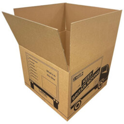 Storm Trading Group 10 X Giant Cardboard Storage Packing Moving House Boxes With Carry Handles And Room List 52Cm X 52Cm X 40Cm - thumbnail 4