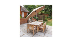 PureLifestyleWonders Tilting Garden Parasol - Khaki With Crank Handle - thumbnail 4