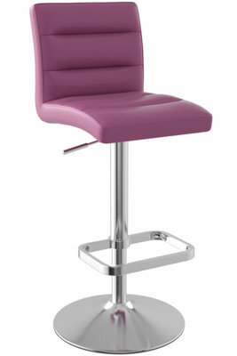 Swank Adjustable Bar Stool Purple
