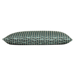 Kai Wrap Charcoal Striped Feather Filled Cushion - thumbnail 2
