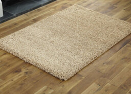 Smart Living Shaggy Soft Thick Area Rug, Living Room Carpet, Kitchen Floor, Bedroom Soft Rugs 120Cm X 170Cm - Light Beige