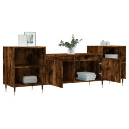 Walplus Tv Cabinet Smoked Oak 160X35X55 Cm Engineered Wood - thumbnail 4