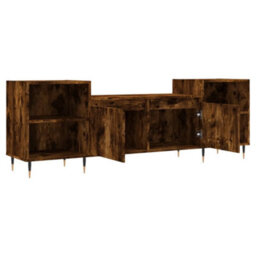 Walplus Tv Cabinet Smoked Oak 160X35X55 Cm Engineered Wood - thumbnail 6