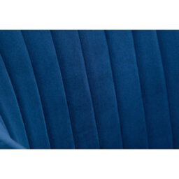 Oakham Executive Ardmore Velvet Swivel Office Chair In Blue And Chrome - thumbnail 5