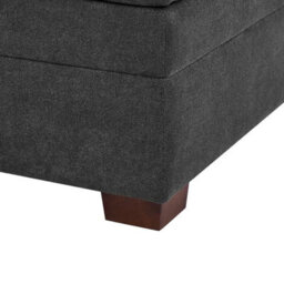 Xample Thomasville Tisdale Dark Grey 6 Piece Modular Fabric Sofa With Storage Ottoman,pocket Coil Seating, Removable Cushions & Wood Legs - thumbnail 7