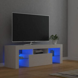 Vidaxl Tv Cabinet With Led Lights White 120X35X40 Cm - thumbnail 2