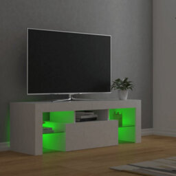 Vidaxl Tv Cabinet With Led Lights White 120X35X40 Cm - thumbnail 9