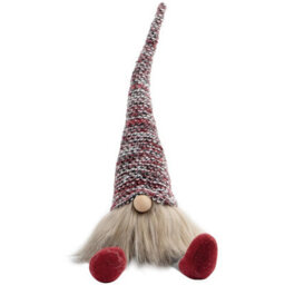Set Of 5 Colourful Hat Bearded Christmas Gonks - Festive Xmas Scandi Faceless Gonk Gnome Novelty Home Decoration - Each H43 X 9Cm - thumbnail 8