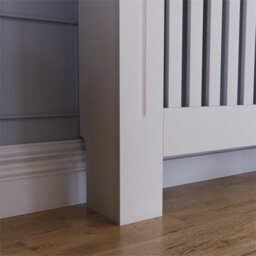 Large -833X1520X190 mm Designs Arlington White Modern Radiator Cover Wood Mdf Cabinet Grill - thumbnail 5