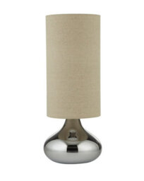 Pagazzi Lighting Pagazzi Cissy Dark Smokey Glass Table Lamp - thumbnail 3