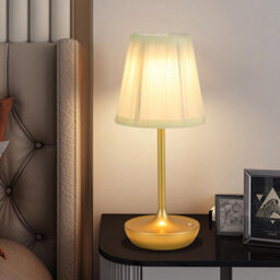 Amorly Table Lamp Wireless Led Rechargeable Light Touch Dimmable Usb Rechargeable Lightindoor Outdoor,gold - thumbnail 3
