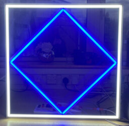 Brightex LED Brightex,pack Of 20 Led Panel Light Diamond 600X600mm 72W 7200Lm Recessed Suspended Ceiling Tile Cool White & Blue Office Light