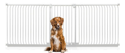 Bettacare Extra Tall Elite Dog Gate, 271Cm - 280Cm, Matt White, Extra Tall 96.8Cm In Height, Pressure Fit Pet Gate - image 1