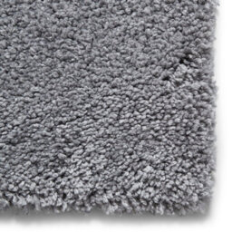 Grey Plain Shaggy Modern Plain Easy To Clean Soft Rug For Dining Room -160Cm X 220Cm - thumbnail 5