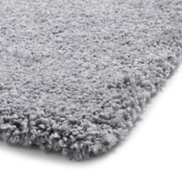 Grey Plain Shaggy Modern Plain Easy To Clean Soft Rug For Dining Room -160Cm X 220Cm - thumbnail 3