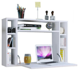 Vcm Desk Wandila White H. 60 X W. 90 X D. 20 Cm - thumbnail 1