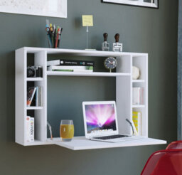 Vcm Desk Wandila White H. 60 X W. 90 X D. 20 Cm - thumbnail 3