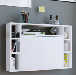 Vcm Desk Wandila White H. 60 X W. 90 X D. 20 Cm - thumbnail 4