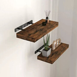 Floating Shelves, Wall Shelves Set Of 2 Wall Mounted For Bathroom Kitchen Décor - thumbnail 3