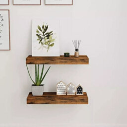 Floating Shelves, Wall Shelves Set Of 2 Wall Mounted For Bathroom Kitchen Décor