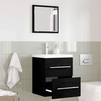 Berkfield Bathroom Cabinet With Drawer 41 X 38.5 X 48 Cm Engineered Wood - image 1