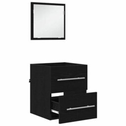 Berkfield Bathroom Cabinet With Drawer 41 X 38.5 X 48 Cm Engineered Wood - thumbnail 5