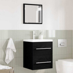 Berkfield Bathroom Cabinet With Drawer 41 X 38.5 X 48 Cm Engineered Wood - thumbnail 4