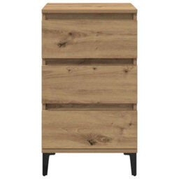 Berkfield Bedside Cabinet Artisan Oak 40X35X70 Cm Engineered Wood - thumbnail 6