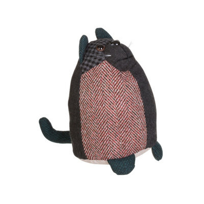 Orsina Heritage Small Green Cat Door Stop - image 1
