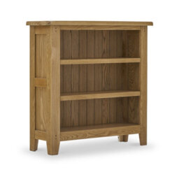 Broadway Oak 3 Tier Small Bookcase - By Roseland Furniture - thumbnail 1