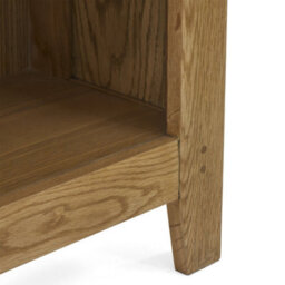 Broadway Oak 3 Tier Small Bookcase - By Roseland Furniture - thumbnail 4