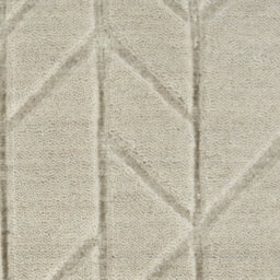 Ivory Geometric Modern Wool Rug For Living Room Bedroom & Dining Room-297Cm X 419Cm - thumbnail 5
