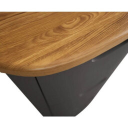 Furniture 48 Brahms Oak And Charcoal Painted 5 Drawer Tallboy - thumbnail 2