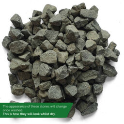 Elixir Garden Supplies 20mm Black Basalt Decorative Chippings X20Kg - thumbnail 2