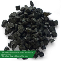 Elixir Garden Supplies 20mm Black Basalt Decorative Chippings X20Kg - thumbnail 3