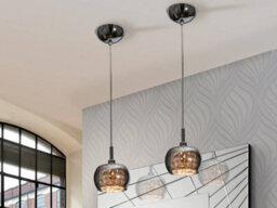 Luminosa Lighting Luminosa Ari Crystal Ceiling Pendant Mirror, G9 - Uk Stock - thumbnail 1