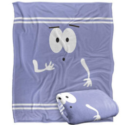 South Park Silky Surprised Towelie Supersoft Blanket Lavender/white/black (One Size) - thumbnail 2