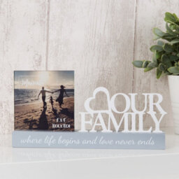 "Widdop Celebrations 'our Family' Decorative Photo Frame - 4 X 4""" - thumbnail 2